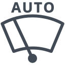 Automatic windscreen wipers symbol