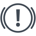 Brake system warning symbol