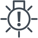 Exterior bulb failure symbol