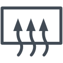 Rear window demister symbol