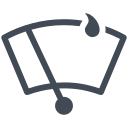 Rain-sensing windscreen wipers symbol