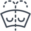 Low windscreen washer fluid symbol