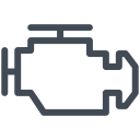 Check engine symbol