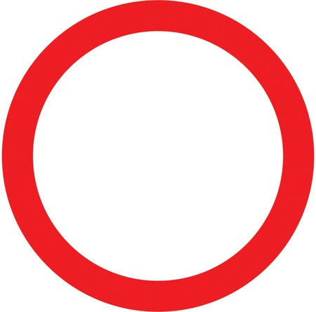 Example from the Great Britain road signs category