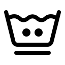 Mild warm wash symbol