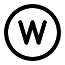 Professional wet cleaning symbol