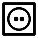 Tumble dry at medium temperature symbol