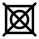 Do not tumble dry symbol