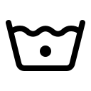 Cool machine wash symbol