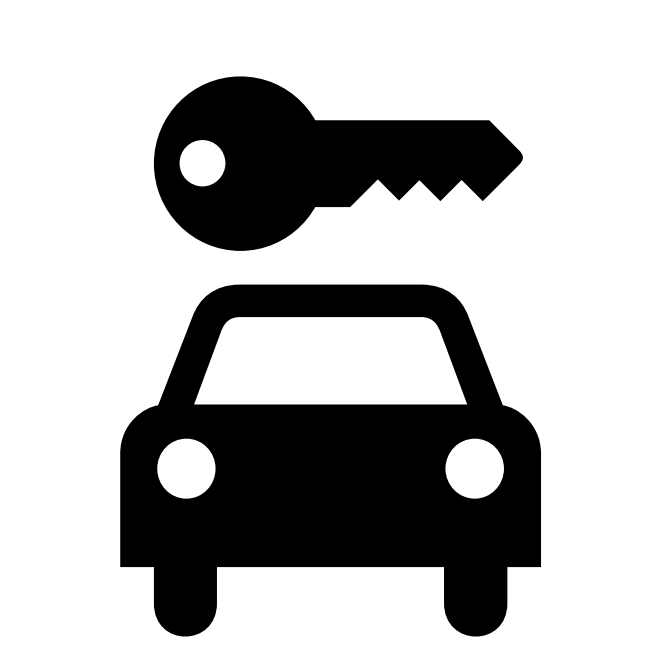 Car rental symbol