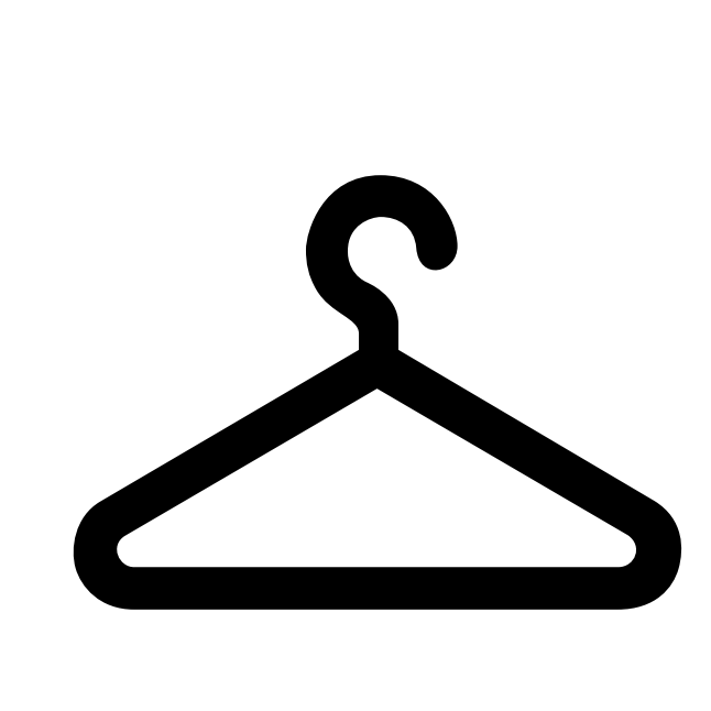 Coat check symbol