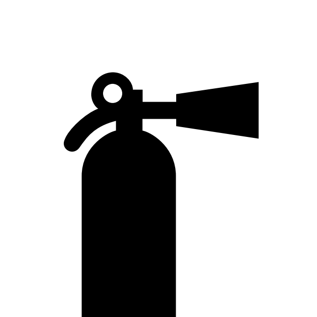 Fire extinguisher symbol