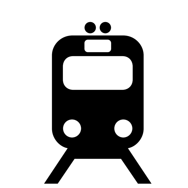 Rail transportation symbol